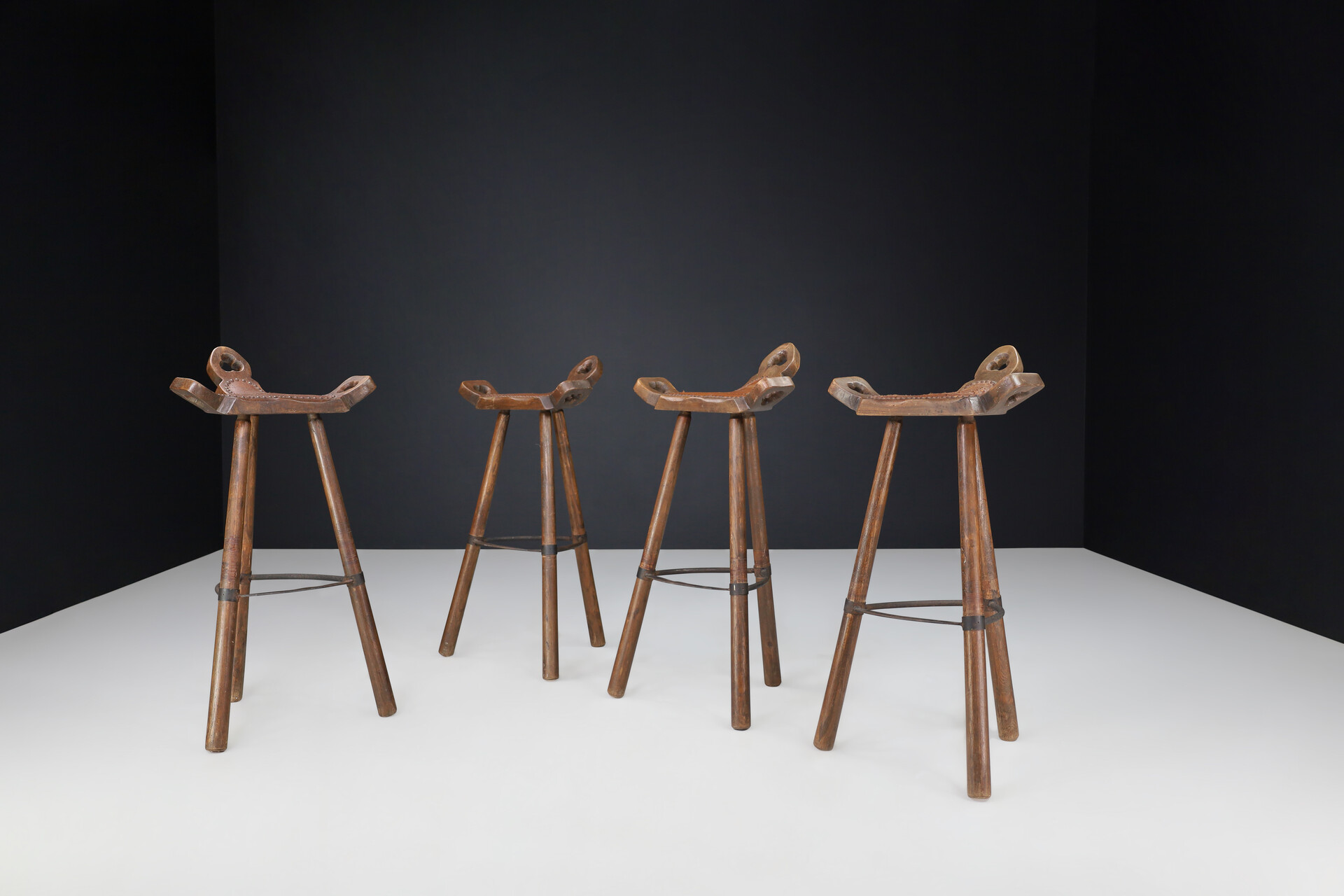 Brutalist Bar Stools, Spain, 1970s Late-20th century