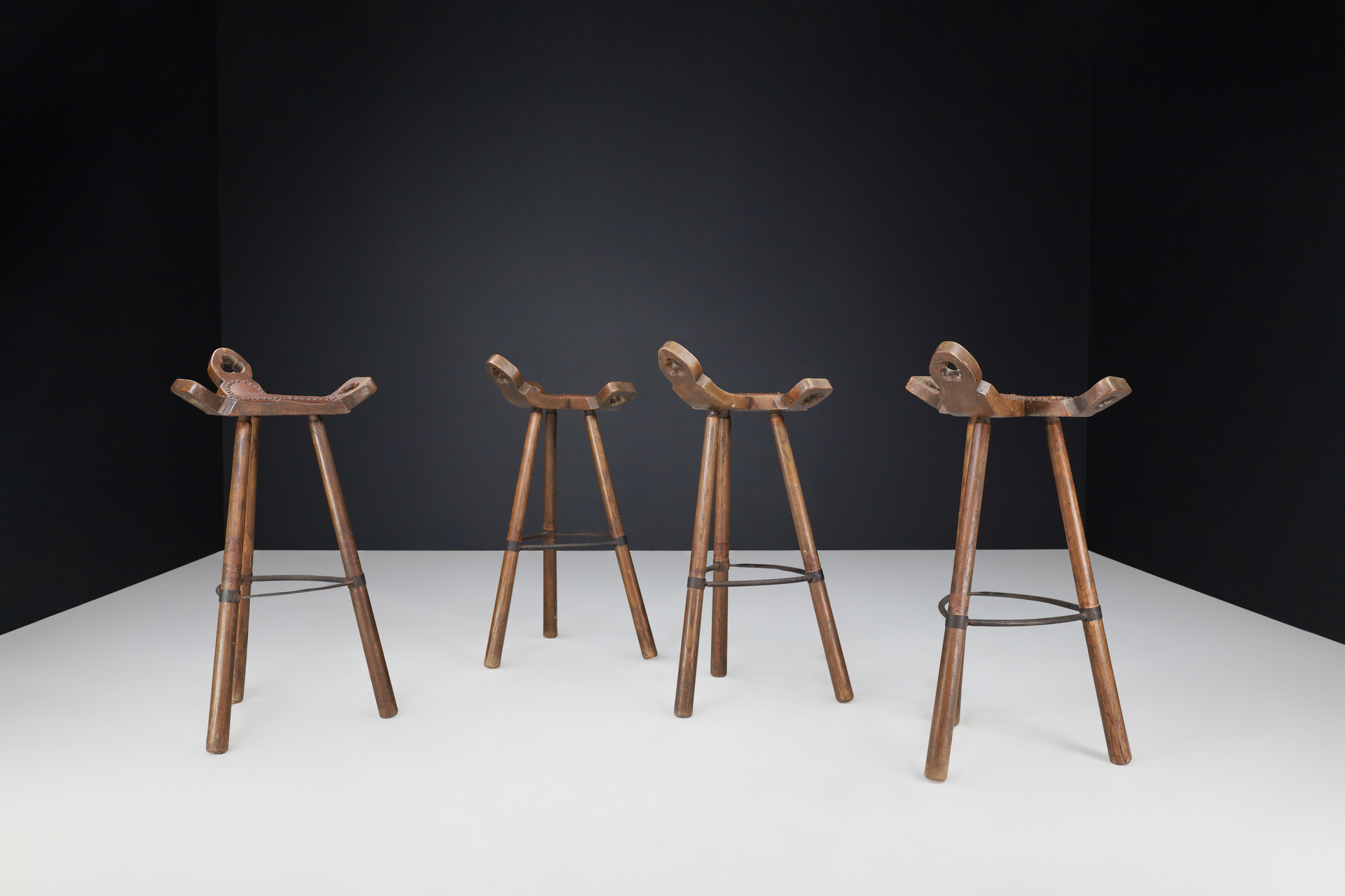 Brutalist Bar Stools, Spain, 1970s Late-20th century