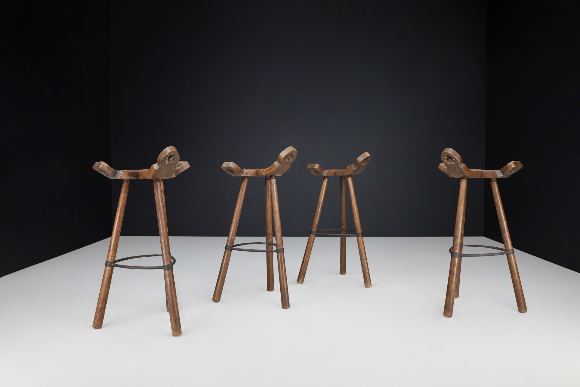 Brutalist Bar Stools, Spain, 1970s Late-20th century