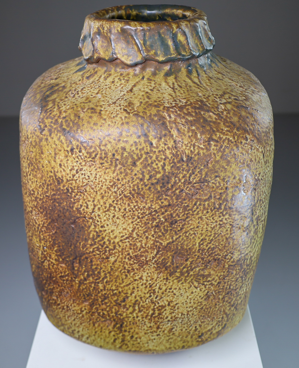 Large Brutalist Floor Vase The Netherlands 1970s Late-20th century