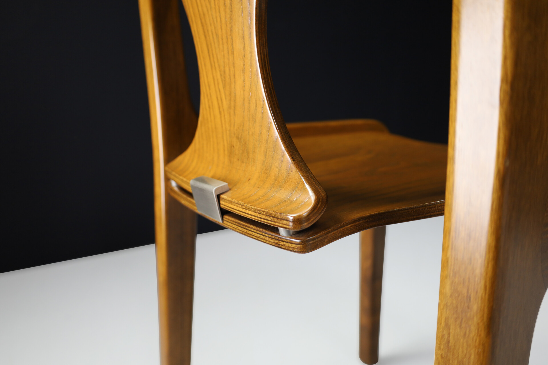 Mid century modern Augusto Savini for Pozzi Dining Chairs, Italy 1968. Mid-20th century