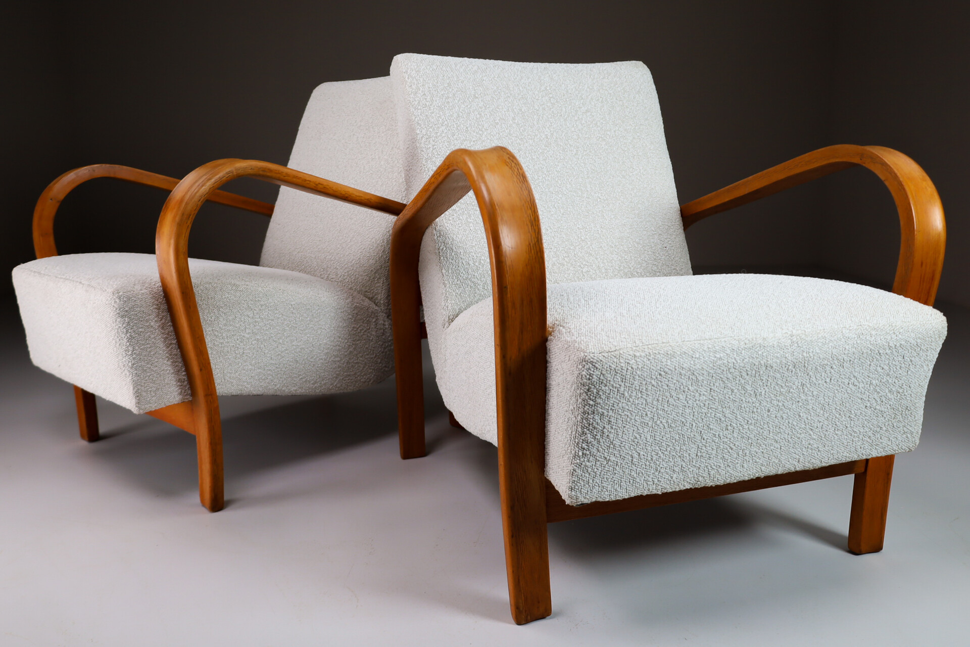 mid century bentwood armchair