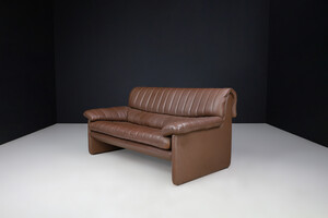 Mid century modern De Sede Ds86 Sofa In Brown Leather, 1960s Mid-20th century