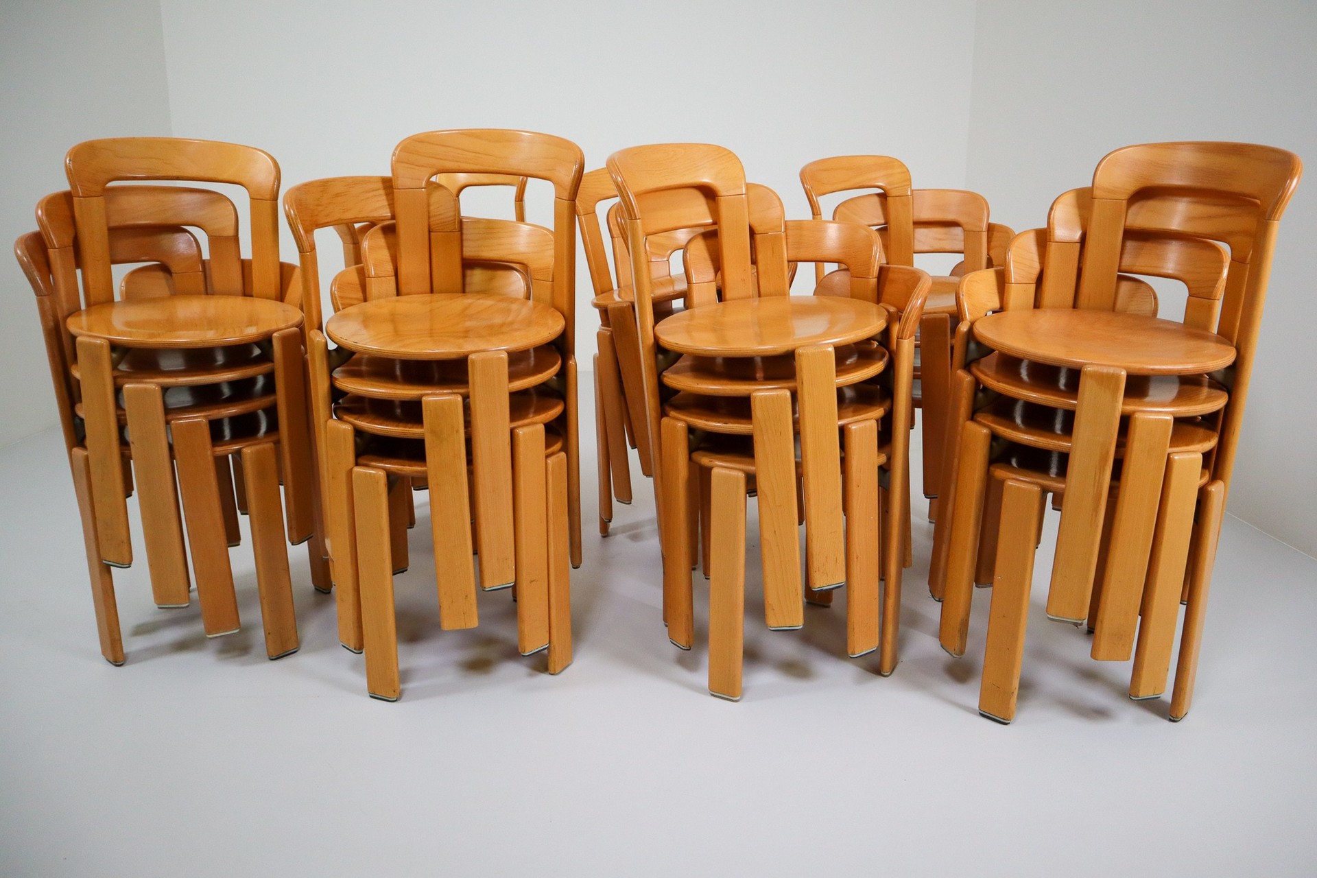 Mid century modern Dining Chairs by Bruno Rey for Kusch and Co