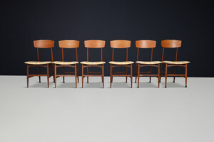 Mid century modern Dining room chairs by Silvio Cavatorta ,Italy 1950s Mid-20th century