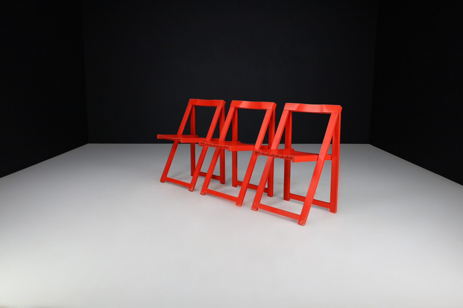 Mid century modern Folding Chairs by Aldo Jacober for Alberto Bazzani, Italy, 1960s Mid-20th century