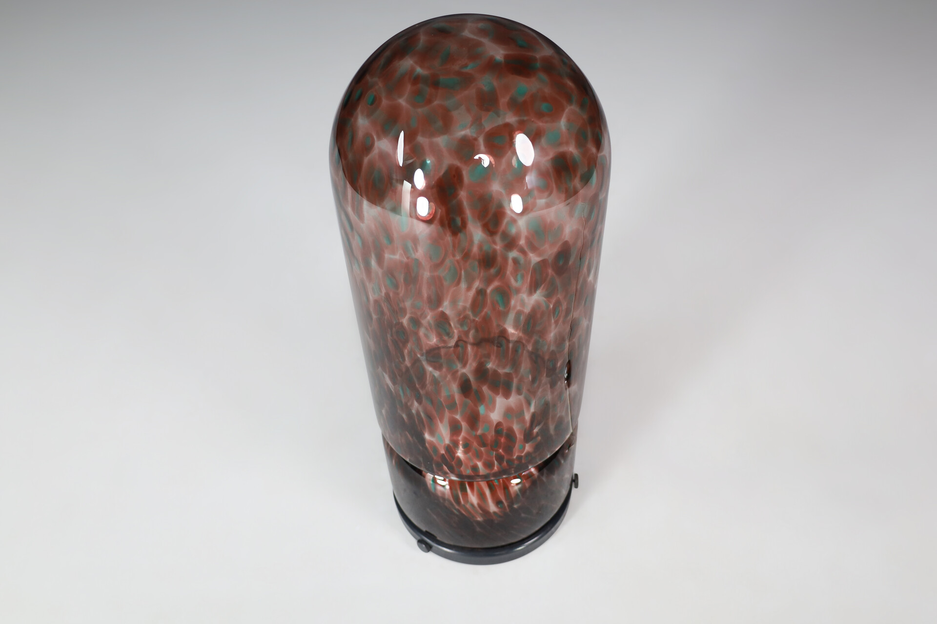 Mid century modern Gae Aulenti for Vistosi Murano Glass Model Glicine Lamp, Italy 1970s Late-20th century