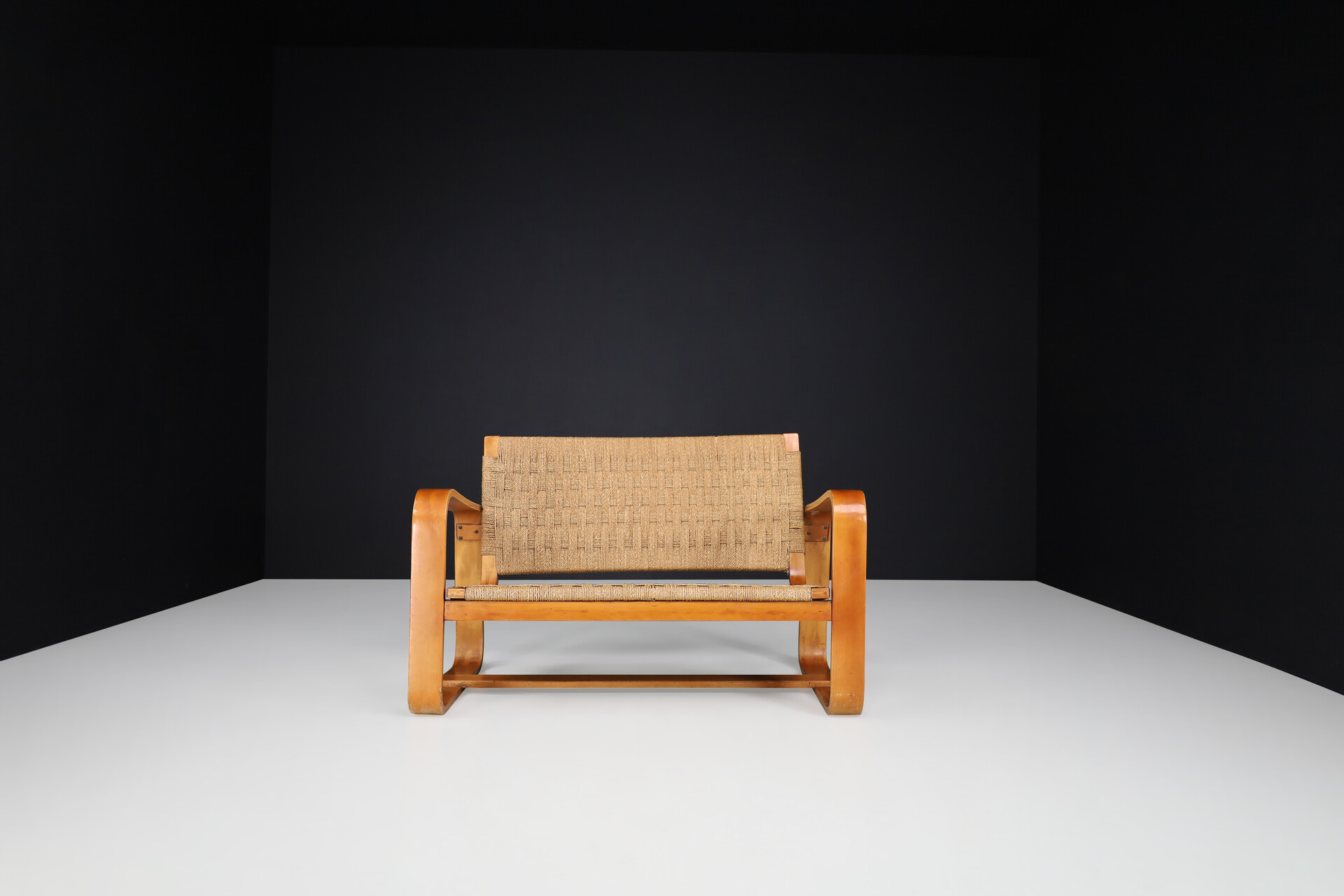 Mid century modern Giuseppe Pagano Pogatschnig. 'Bocconi' Sofa, Italy, 1940s Mid-20th century