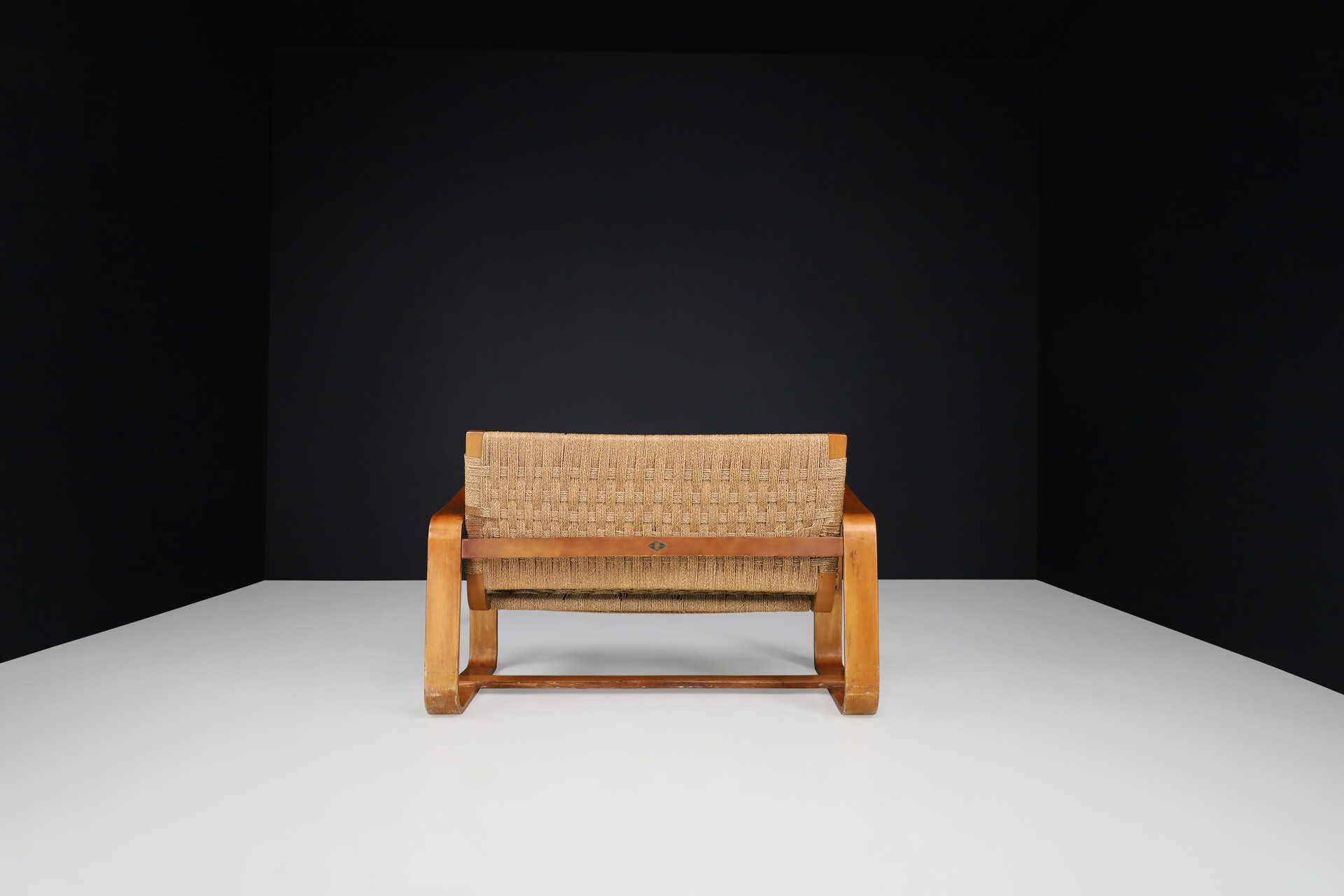 Mid century modern Giuseppe Pagano Pogatschnig. 'Bocconi' Sofa, Italy, 1940s Mid-20th century