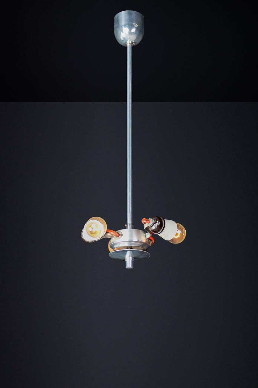 Mid century modern Glass Hanging Pendant or Wall Light Brussels World Expo 1958 (no12) Mid-20th century