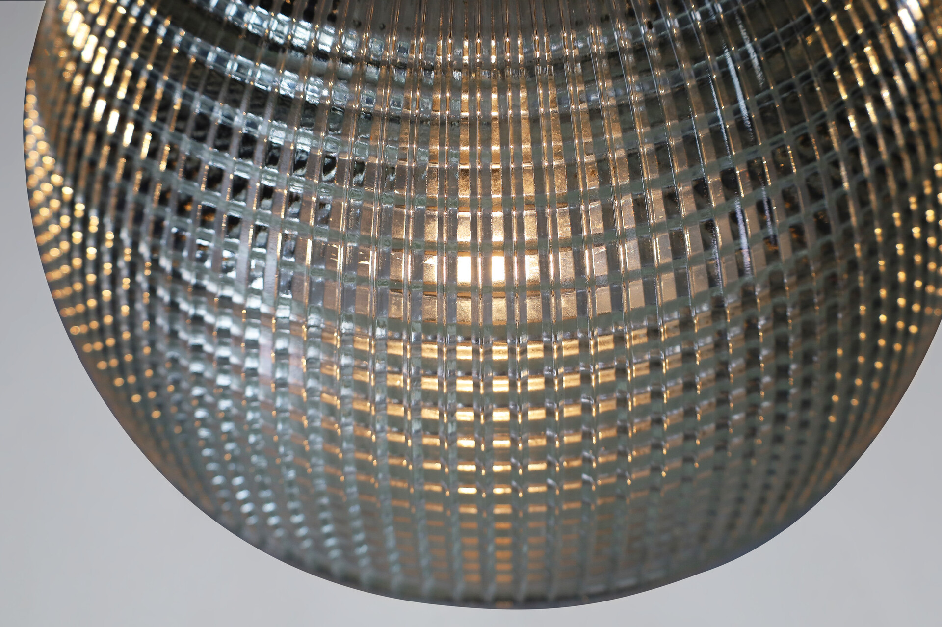 Mid century modern Holophane Paris Street Pendant Light, France, 1960s Mid-20th century