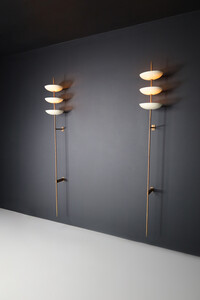 Mid century modern Italian Wall Lights in the Style of Stilnovo Mid-20th century