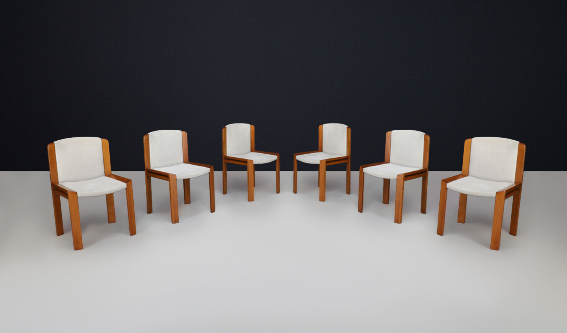 Mid century modern Joe Colombo 'Model 300' Dining room Chairs for Pozzi, Italy 1970 Mid-20th century