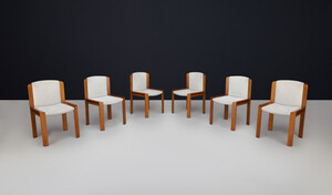 Mid century modern Joe Colombo 'Model 300' Dining room Chairs for Pozzi, Italy 1970 Mid-20th century