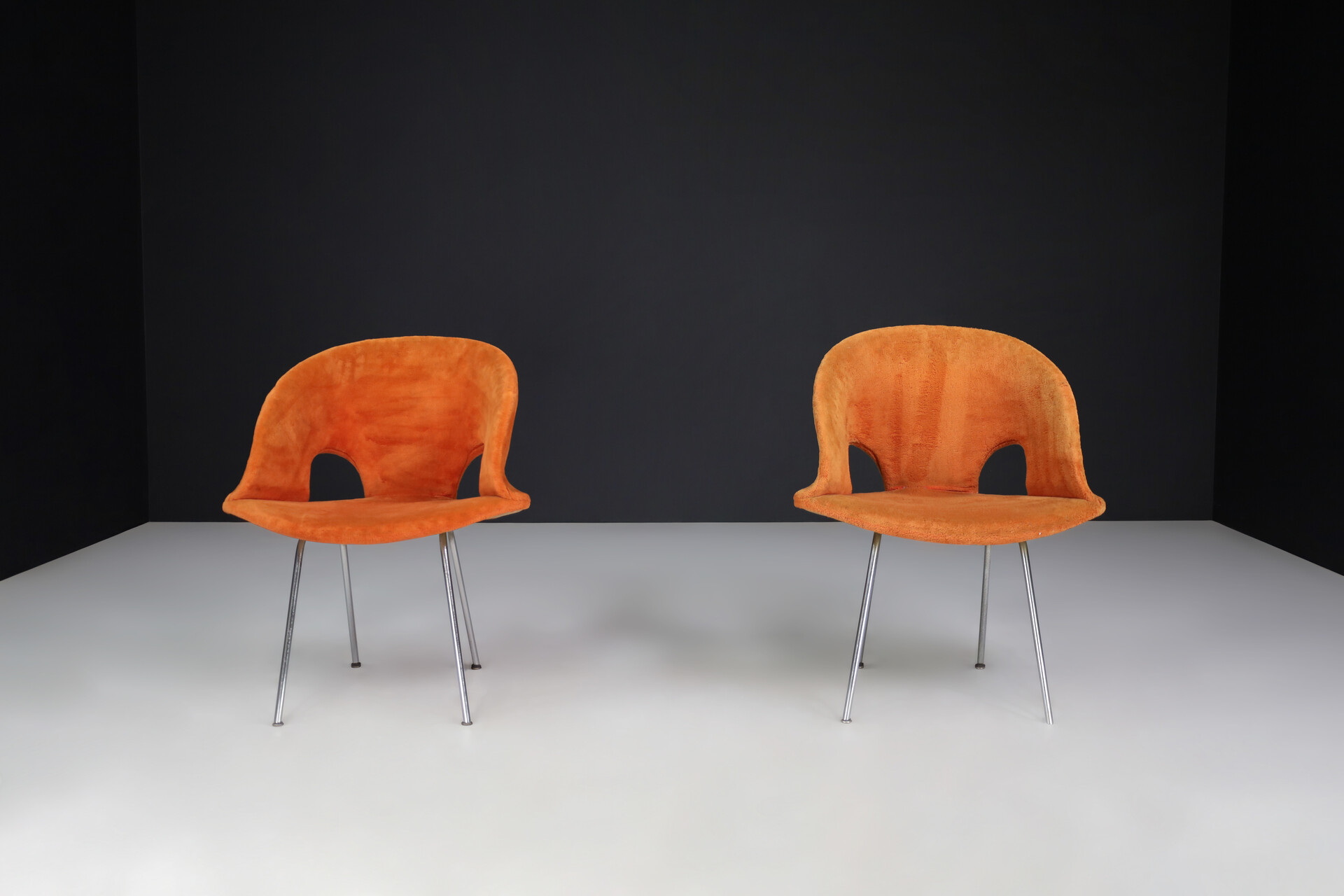 Mid century modern Model 350 lounge chairs by Arno Votteler for Knoll, Germany 1950s Mid-20th century