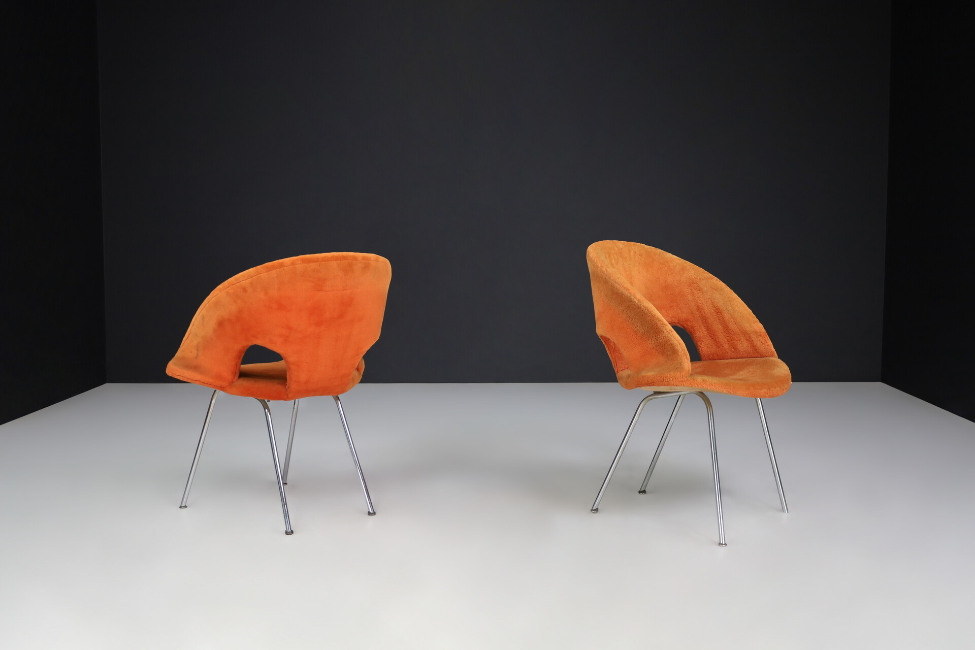 Mid century modern Model 350 lounge chairs by Arno Votteler for Knoll, Germany 1950s Mid-20th century