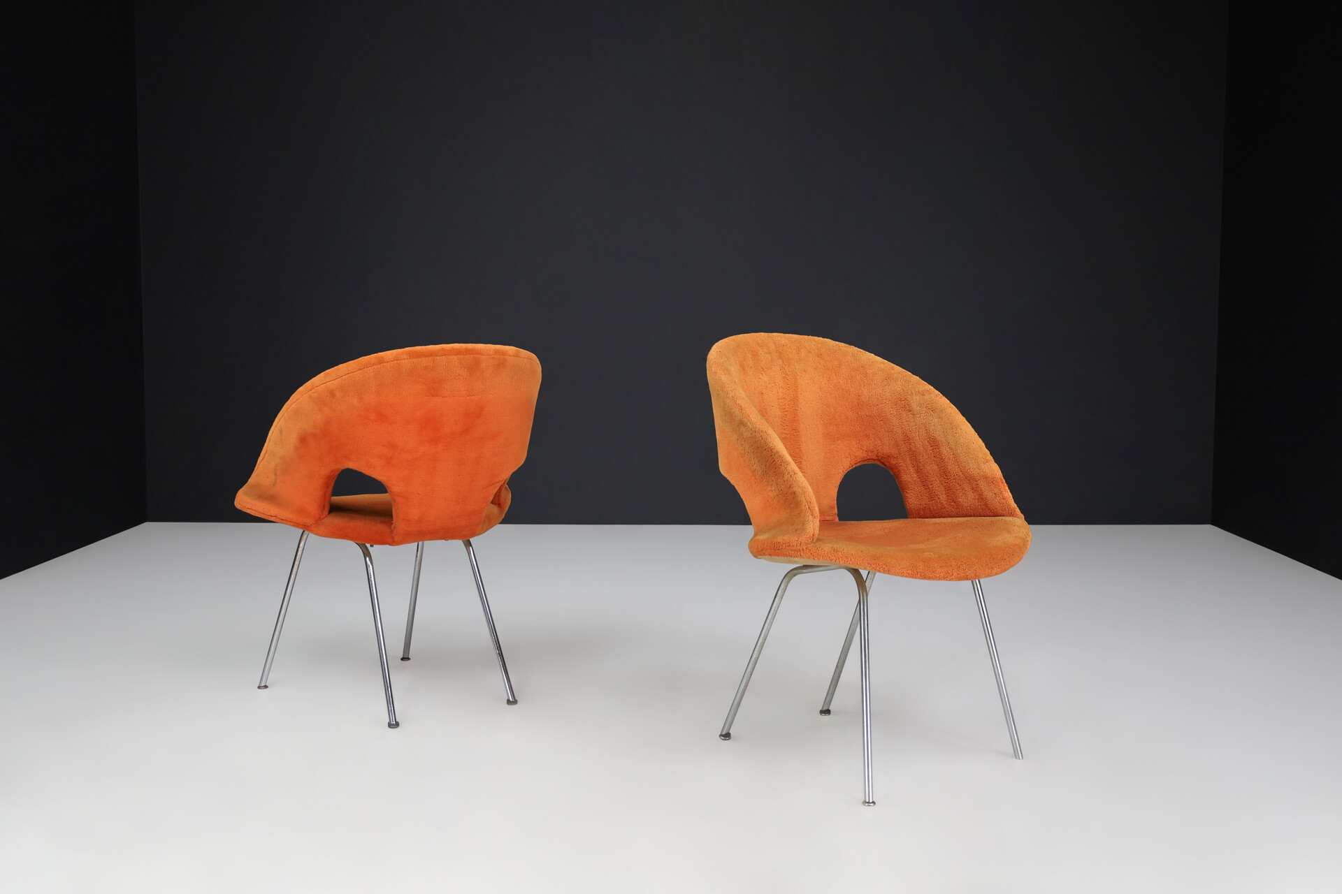 Mid century modern Model 350 lounge chairs by Arno Votteler for Knoll, Germany 1950s Mid-20th century