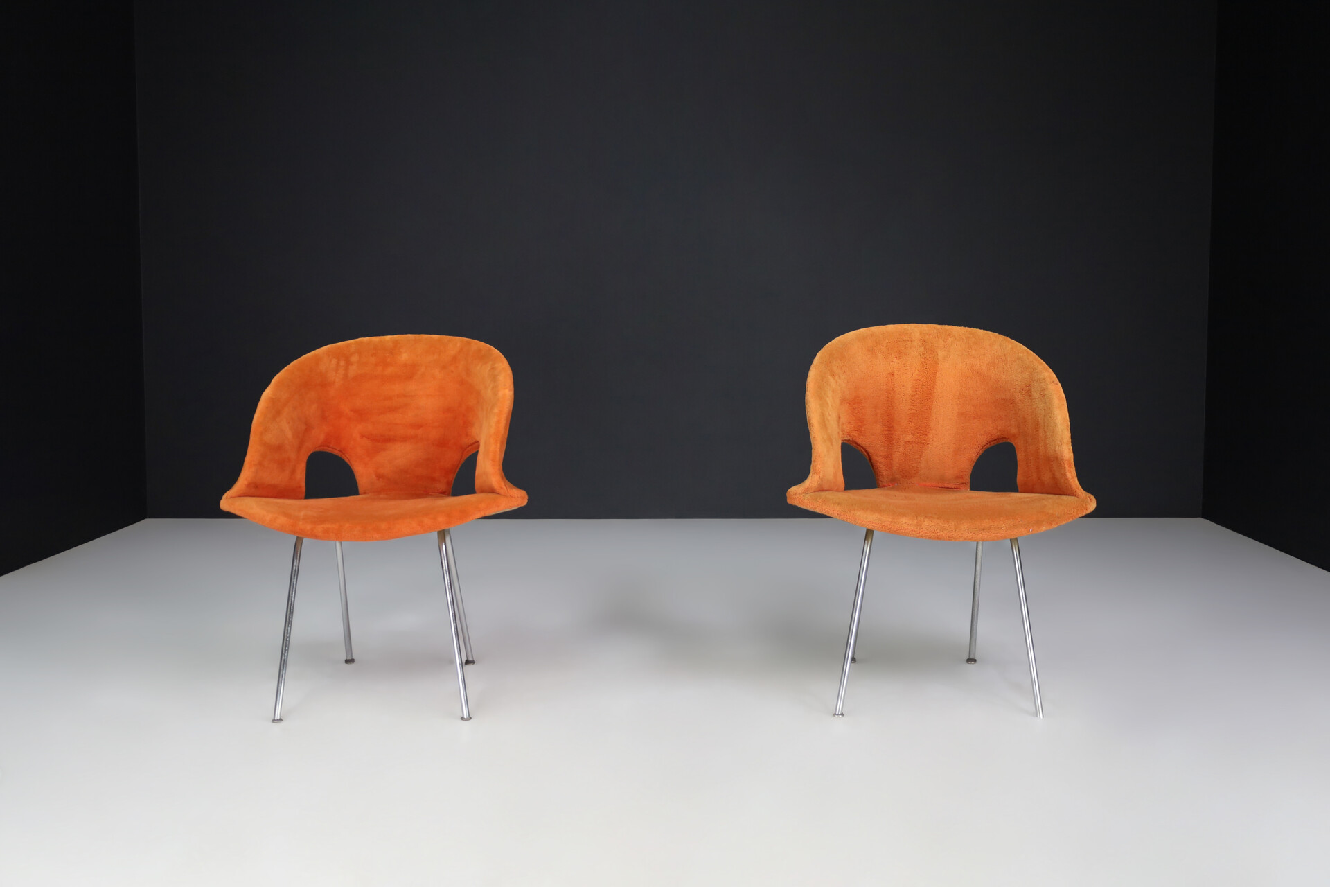 Mid century modern Model 350 lounge chairs by Arno Votteler for Knoll, Germany 1950s Mid-20th century