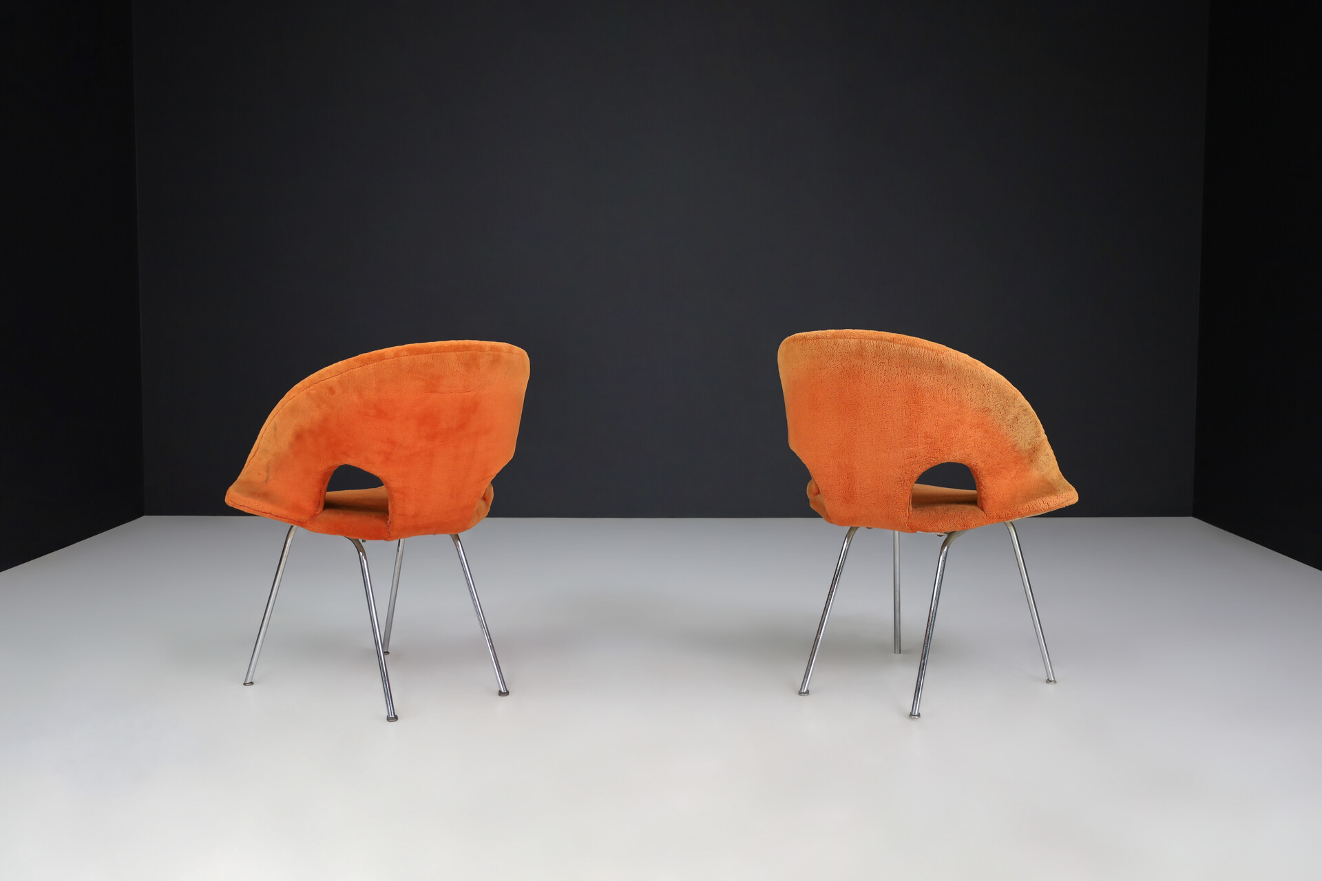 Mid century modern Model 350 lounge chairs by Arno Votteler for Knoll, Germany 1950s Mid-20th century