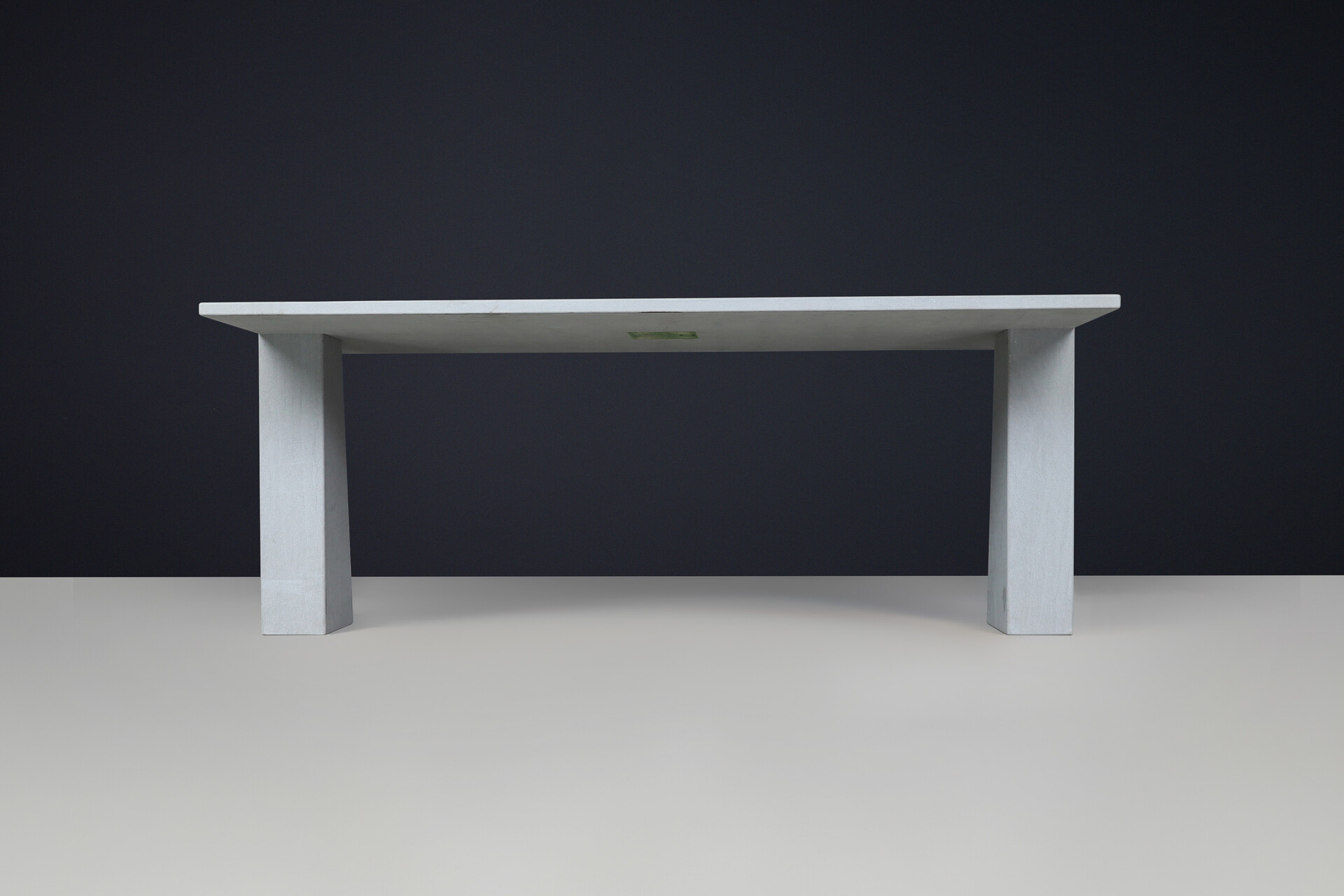 Mid century modern Pietra Serena' Inca' Desk or Dining Room by Angelo Mangiarotti for Skipper 1978 Late-20th century