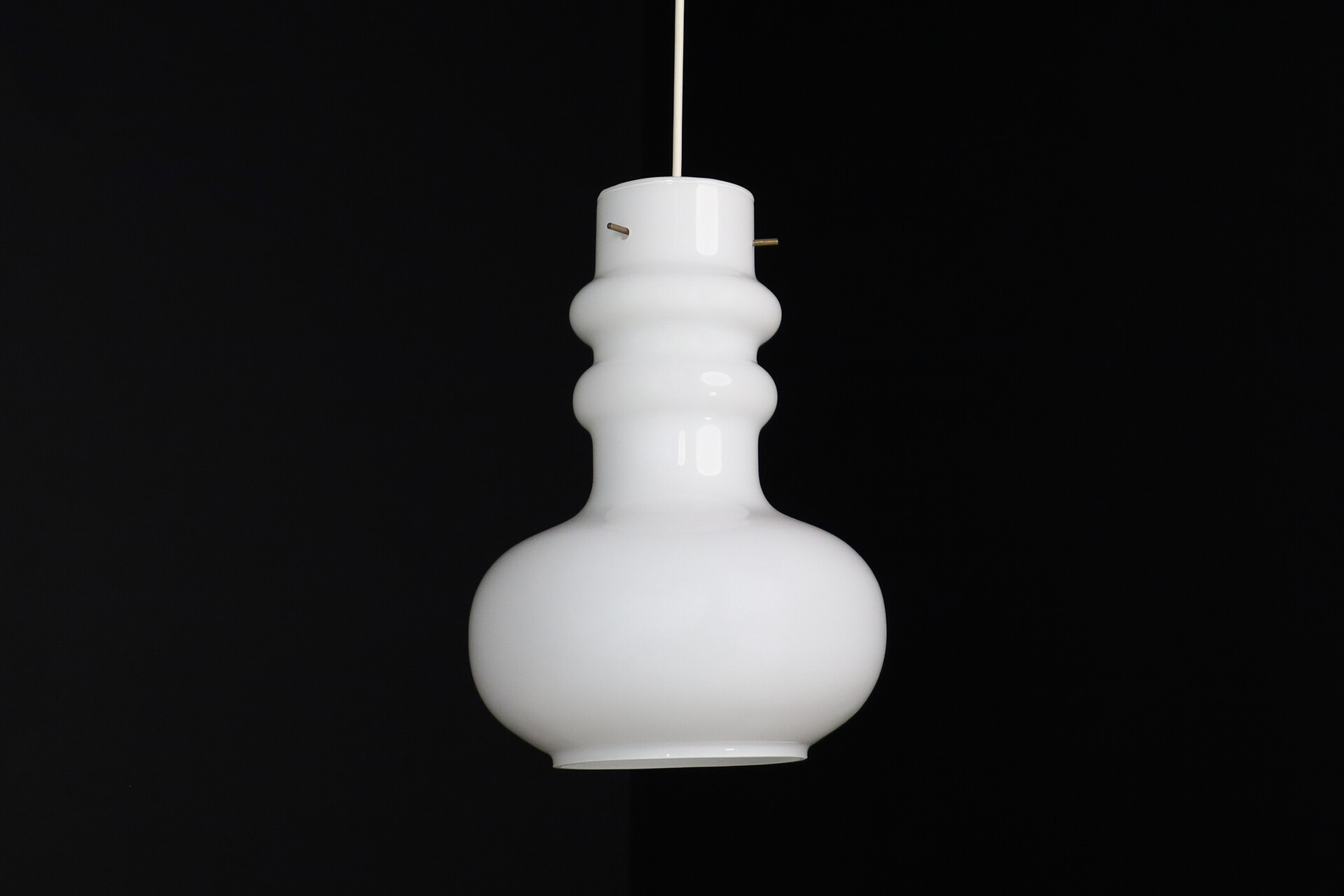 Opaline glass deals pendant light