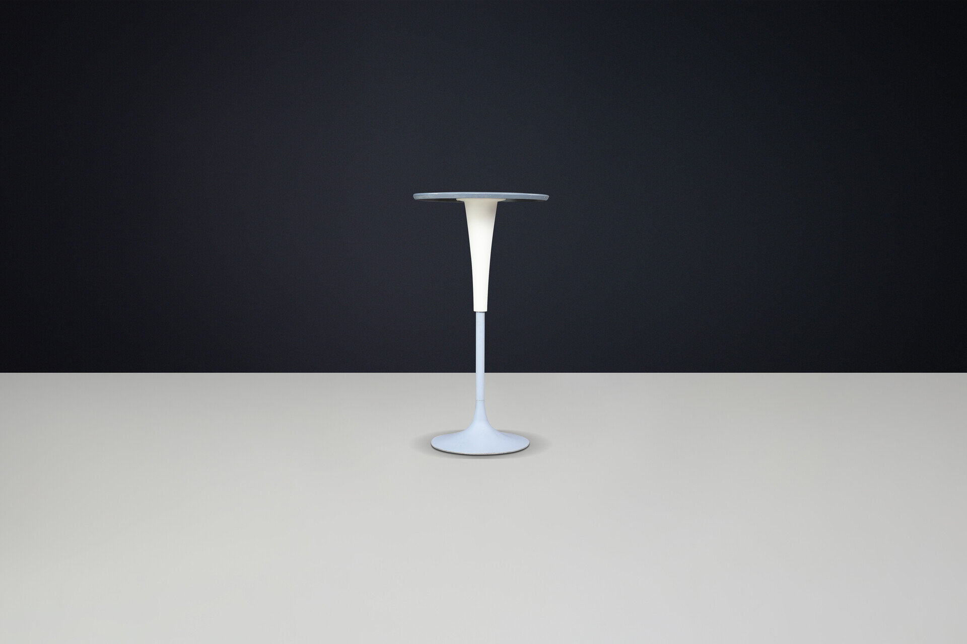 Modern Round High Table Philippe Starck for Kartell, Italy 1990s Late-20th century