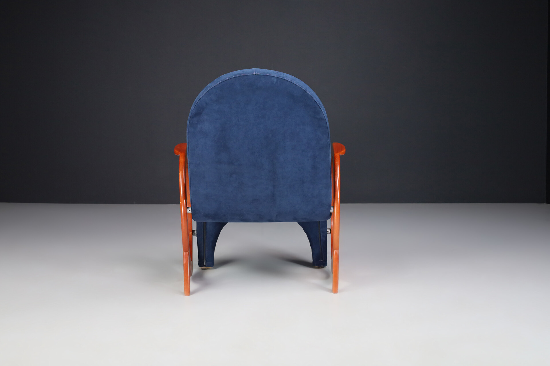 Post modern Armchair in original Fabric, Italy 1970 Mid-20th century