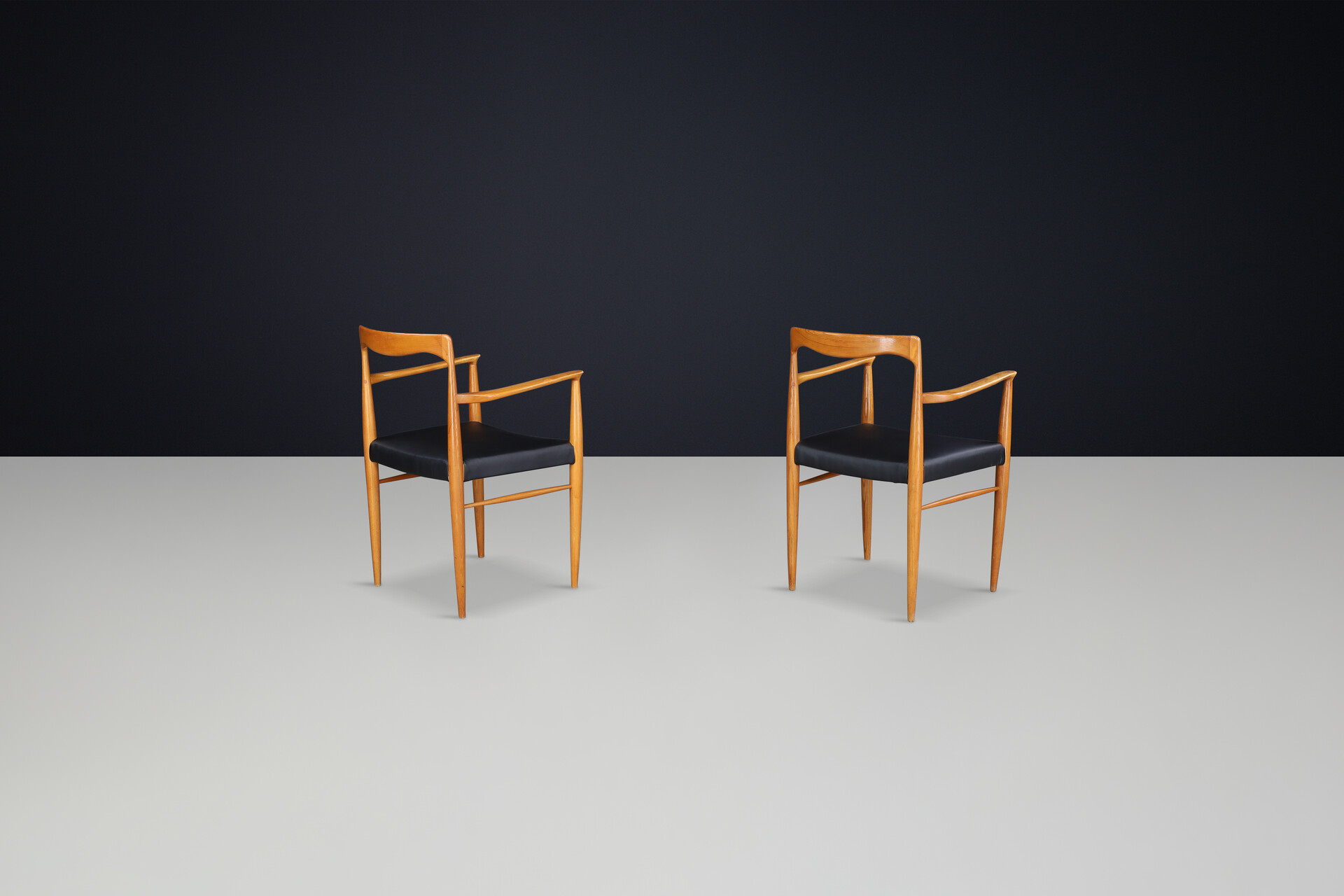 Scandinavian modern Dining room chairs by Sedláček & Vyčítal, Czechoslovakia, 1970s Late-20th century