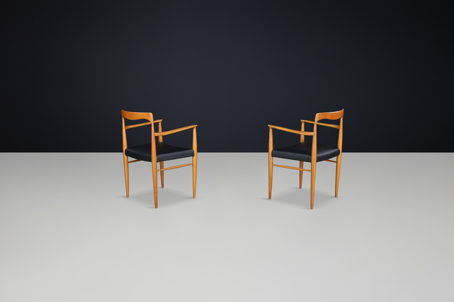 Scandinavian modern Dining room chairs by Sedláček & Vyčítal, Czechoslovakia, 1970s Late-20th century