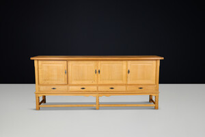 Scandinavian modern Oak Sideboard Henning Kjaernulf, Denmark, 1950s Mid-20th century